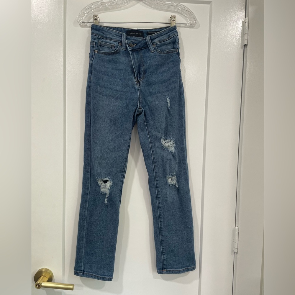 Kendall & Kylie The Icon High Rise Straight jeans 24/ 0